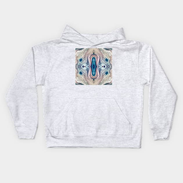 Geode Design Kids Hoodie by tocksickart